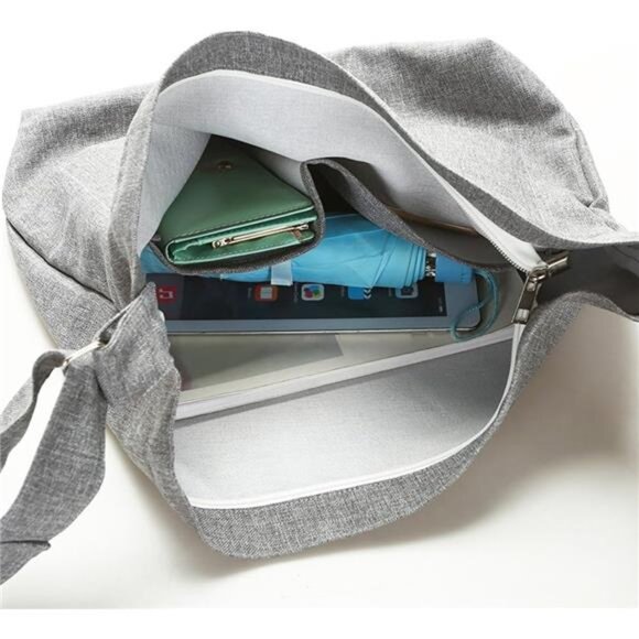 Covelin Women's Retro Large Size Canvas Shoulder Bag Hobo Crossbody Handbag - Picture 6 of 7